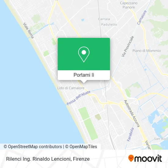 Mappa Rilenci Ing. Rinaldo Lencioni