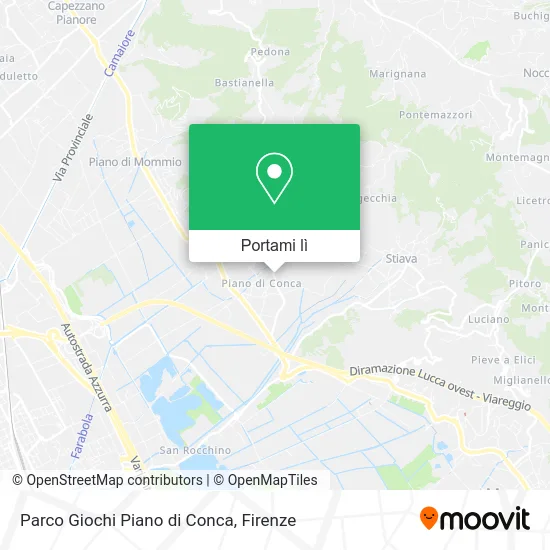 Mappa Parco Giochi Piano di Conca