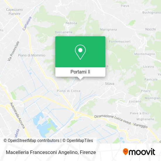 Mappa Macelleria Francesconi Angelino