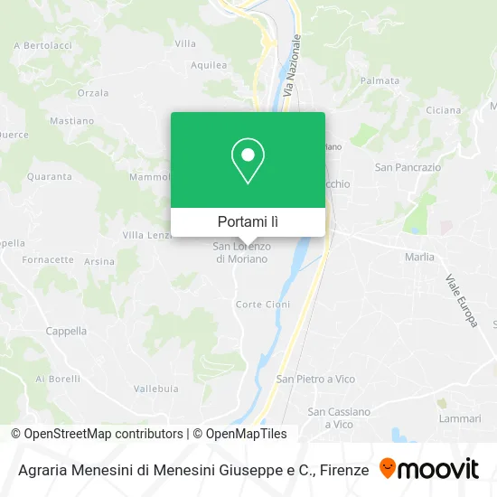Mappa Agraria Menesini di Menesini Giuseppe e C.