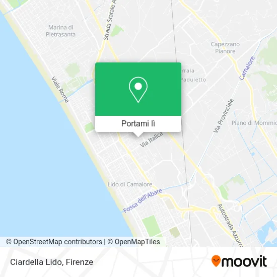 Mappa Ciardella Lido