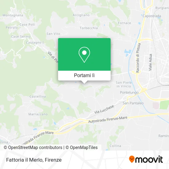 Mappa Fattoria il Merlo