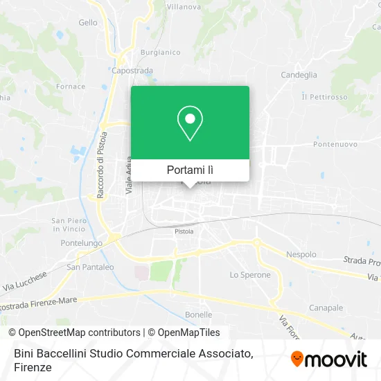 Mappa Bini Baccellini Studio Commerciale Associato