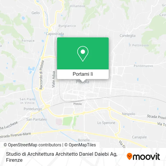 Mappa Studio di Architettura Architetto Daniel Daiebi Ag