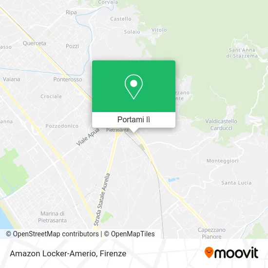 Mappa Amazon Locker-Amerio