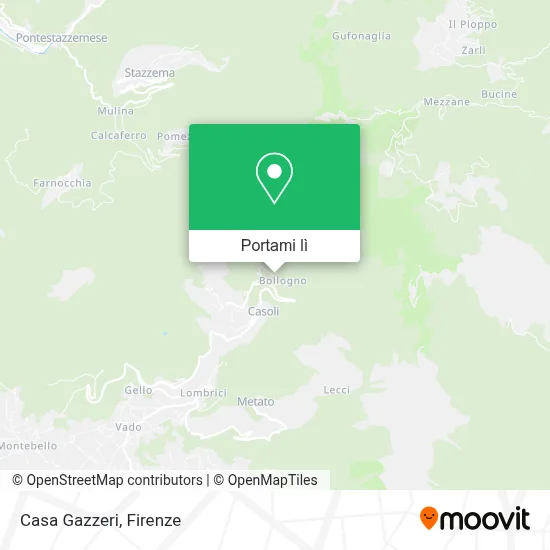 Mappa Casa Gazzeri