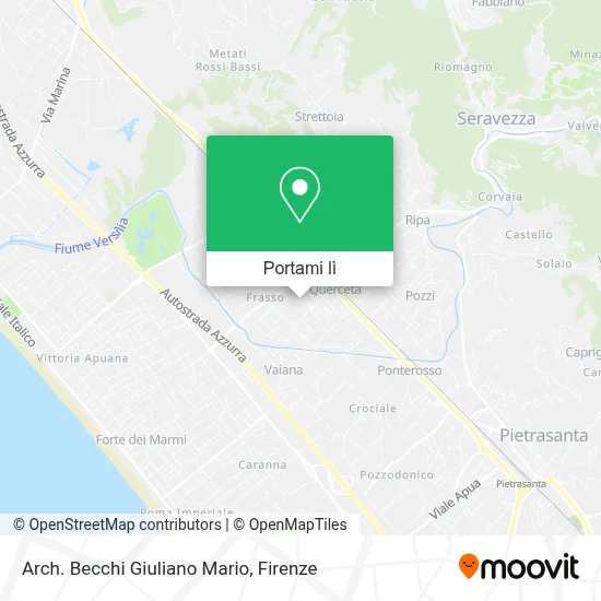 Mappa Arch. Becchi Giuliano Mario