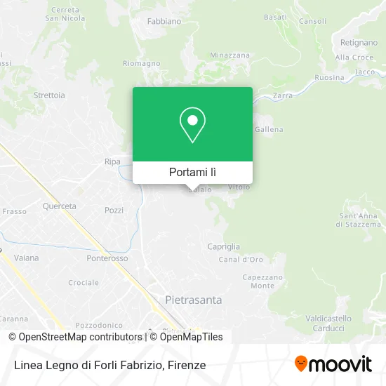 Mappa Linea Legno di Forli Fabrizio
