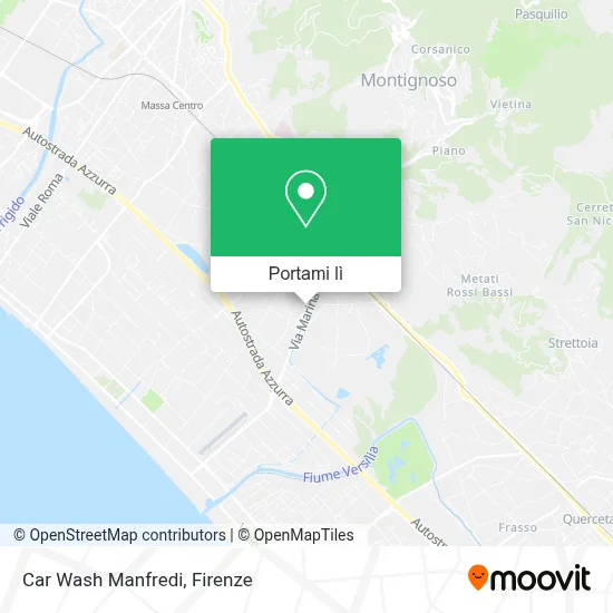 Mappa Car Wash Manfredi