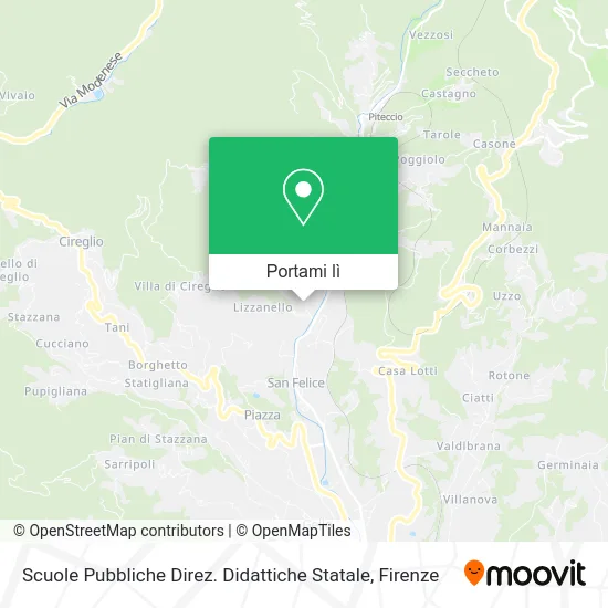 Mappa Scuole Pubbliche Direz. Didattiche Statale