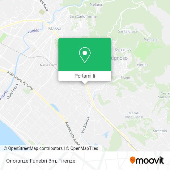 Mappa Onoranze Funebri 3m