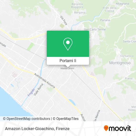 Mappa Amazon Locker-Gioachino