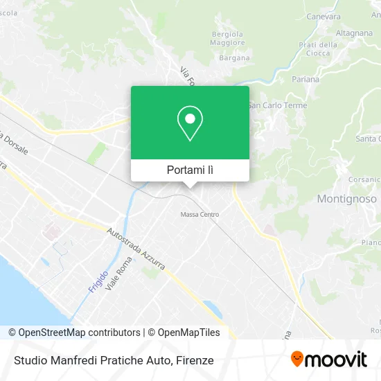 Mappa Studio Manfredi Pratiche Auto
