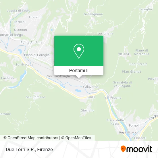 Mappa Due Torri S.R.