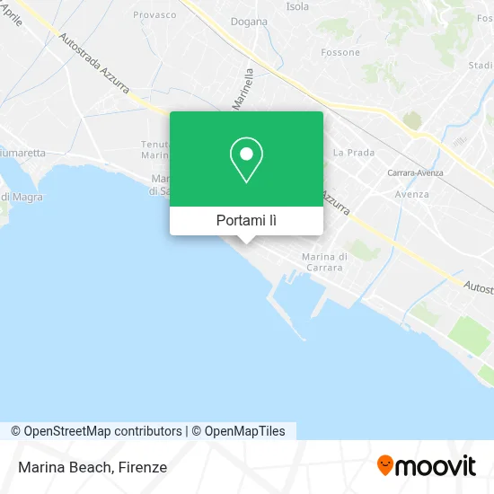 Mappa Marina Beach
