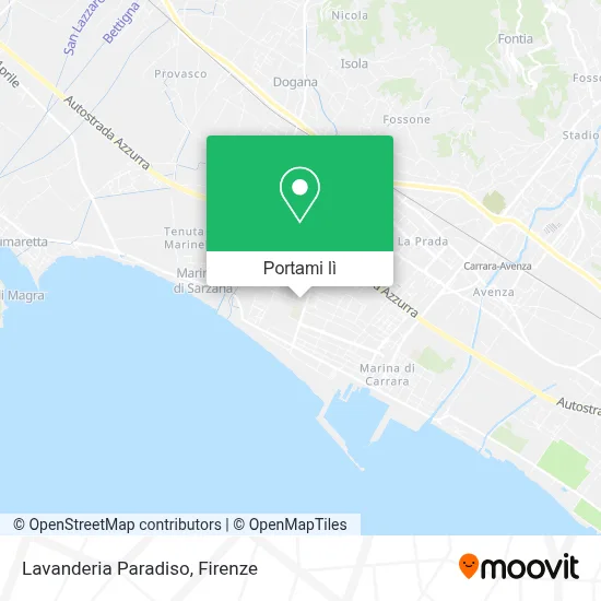 Mappa Lavanderia Paradiso