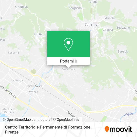 Mappa Centro Territoriale Permanente di Formazione
