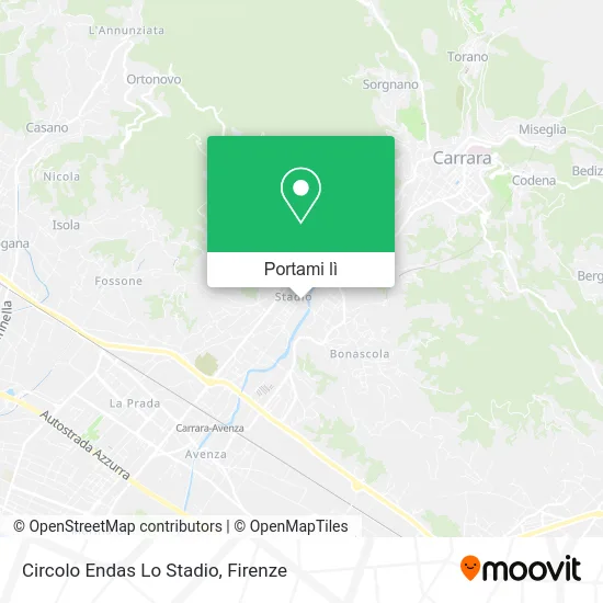 Mappa Circolo Endas Lo Stadio