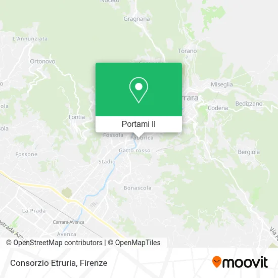 Mappa Consorzio Etruria
