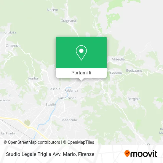 Mappa Studio Legale Triglia Avv. Mario