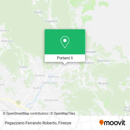 Mappa Pegazzano Ferrando Roberto