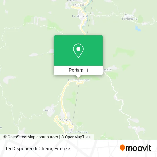 Mappa La Dispensa di Chiara