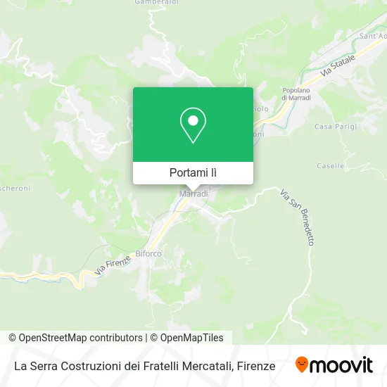 Mappa La Serra Costruzioni dei Fratelli Mercatali