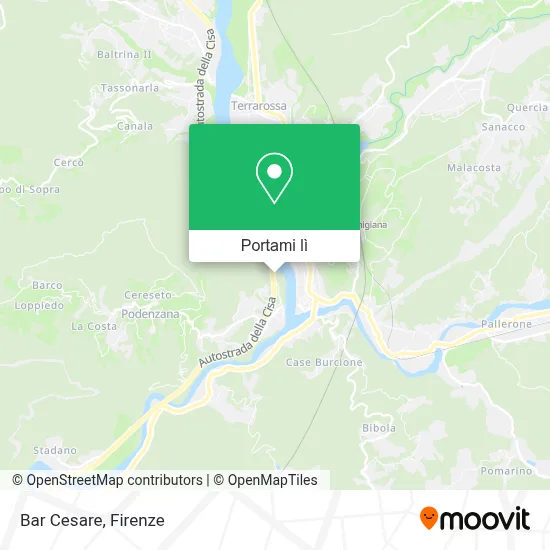 Mappa Bar Cesare