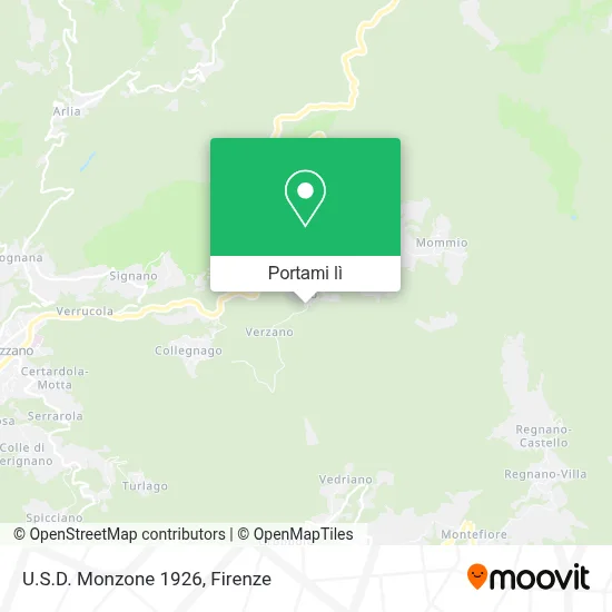 Mappa U.S.D. Monzone 1926