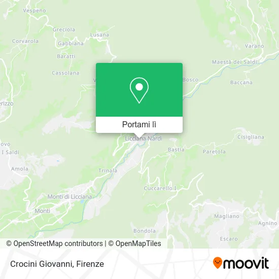 Mappa Crocini Giovanni