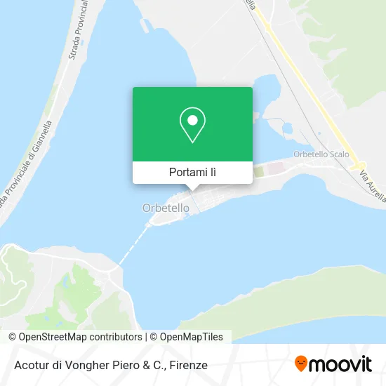 Mappa Acotur di Vongher Piero & C.