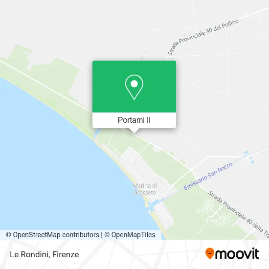 Mappa Le Rondini