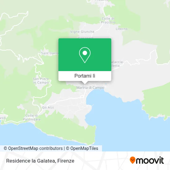 Mappa Residence la Galatea