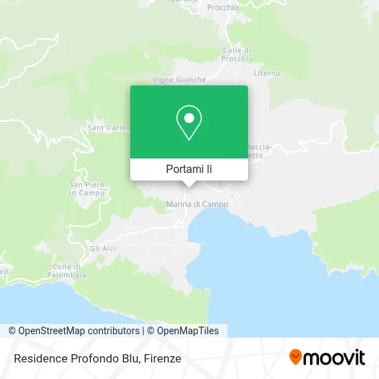 Mappa Residence Profondo Blu