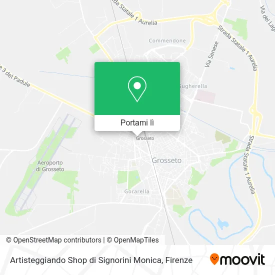 Mappa Artisteggiando Shop di Signorini Monica