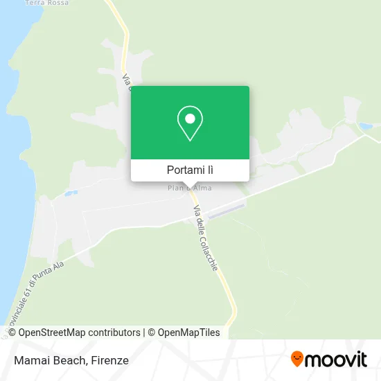Mappa Mamai Beach