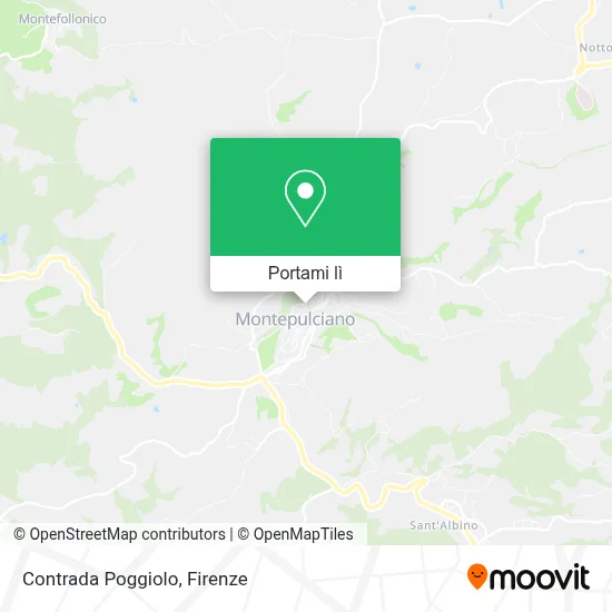 Mappa Contrada Poggiolo