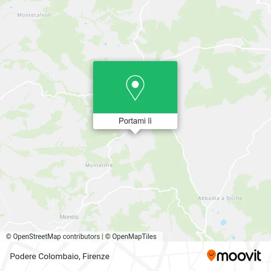 Mappa Podere Colombaio