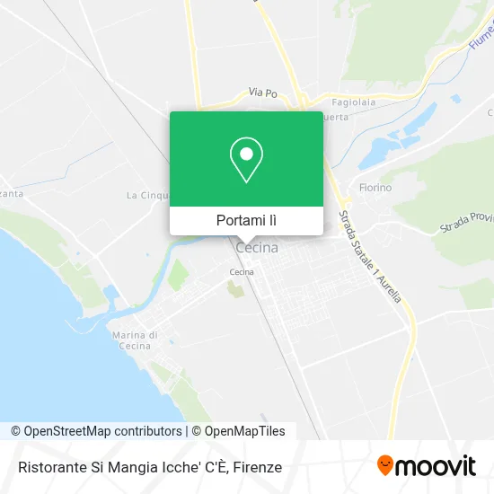 Mappa Ristorante Si Mangia Icche' C'È