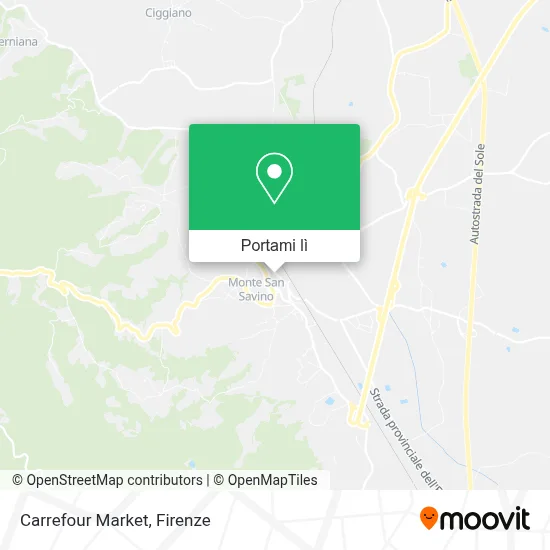 Mappa Carrefour Market