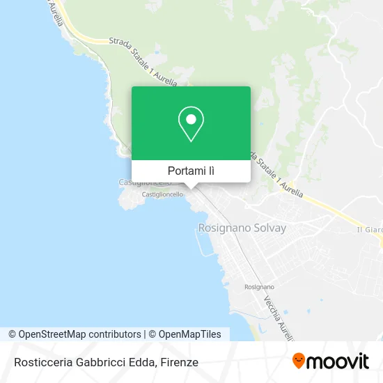 Mappa Rosticceria Gabbricci Edda