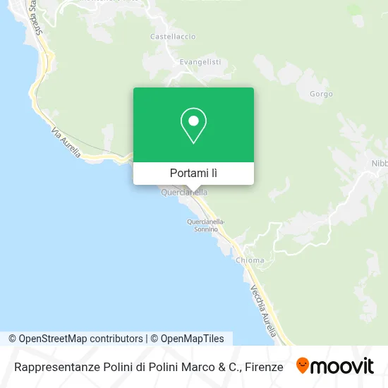 Mappa Rappresentanze Polini di Polini Marco & C.