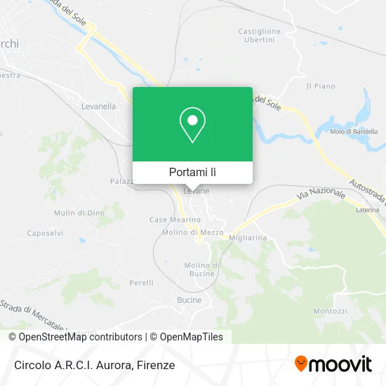 Mappa Circolo A.R.C.I. Aurora