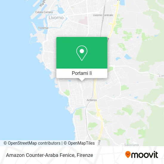 Mappa Amazon Counter-Araba Fenice