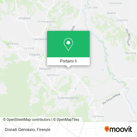 Mappa Donati Gervasio