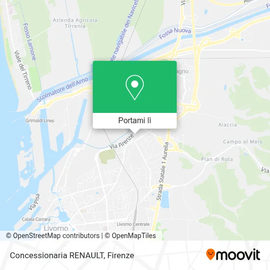 Mappa Concessionaria RENAULT