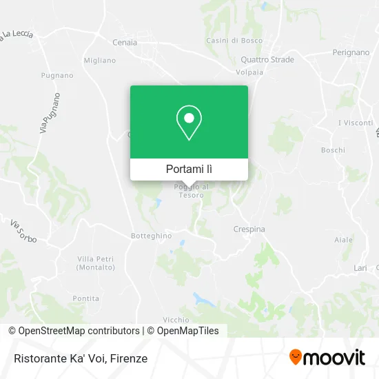 Mappa Ristorante Ka' Voi