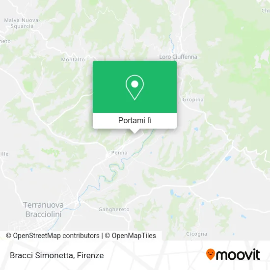 Mappa Bracci Simonetta