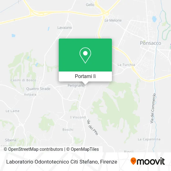 Mappa Laboratorio Odontotecnico Citi Stefano