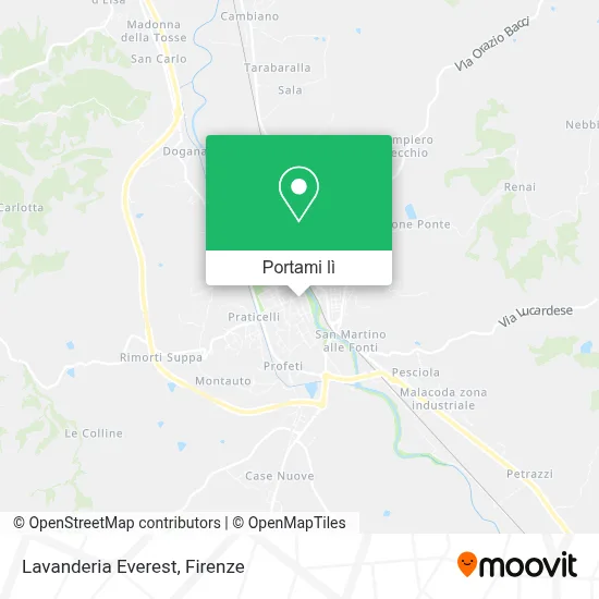 Mappa Lavanderia Everest